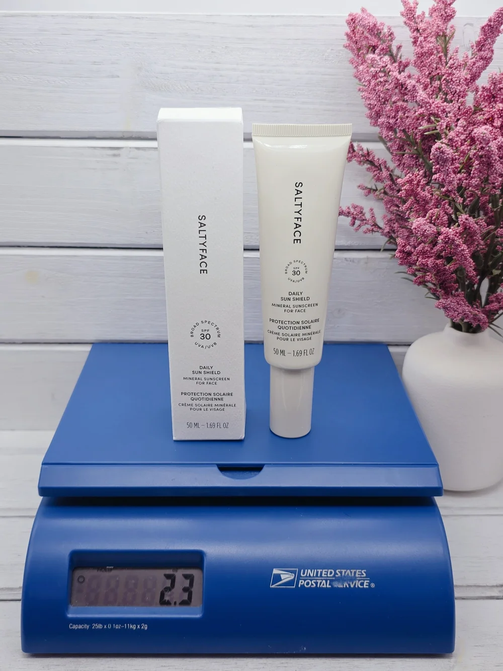 Saltyface Daily Sun Shield Mineral Sunscreen SPF 30